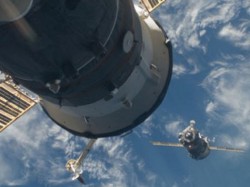 «Союз» с опозданием пристыковался к МКС «Союз» с опозданием пристыковался к МКС